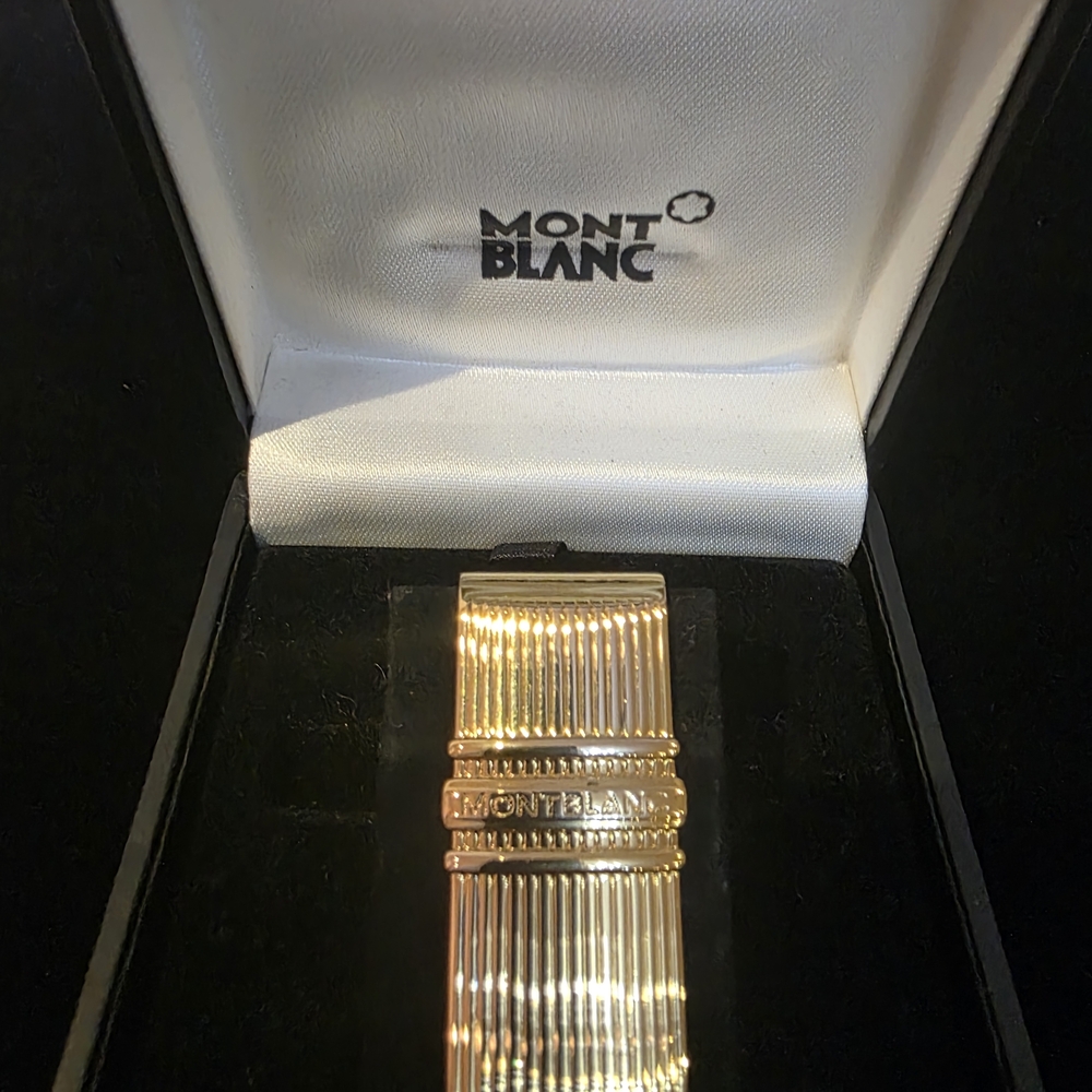 Montblanc Gold Vermeil/ 925 Silver Money Clip. Made In Germany (NWT) - Picture 13 of 17